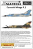 Xtradecal 1/72 scale Mirage F.1 Decal Review by Mark Davies: Image