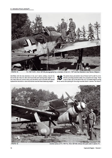 Captured Eagles German Wwii Aircraft Captured By The Allies, Volume 1 