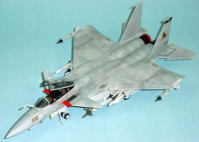 based on the F-15A/B/C/D and fitted with reinforced landing gear, F-14-styl...