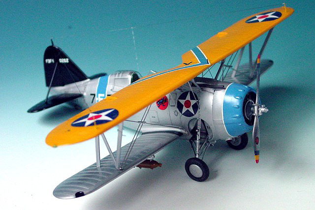 Grumman F3F-1 by Bernhard Schrock (Accurate Miniatures 1/48)