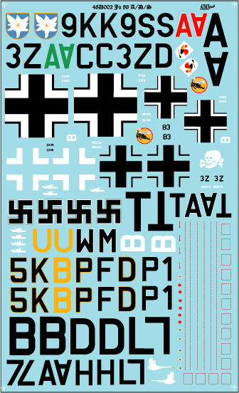 Junkers Ju 88 G-6 Decal Preview (AIMS 1/48)