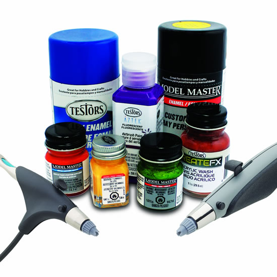 Testors Fluorescent Enamel Paint Kit - Custom Hobby Model Paint