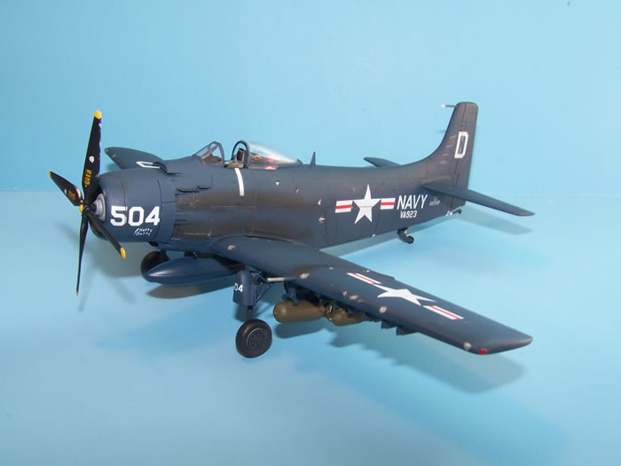 Korean War Skyraider by Dr Steven J Corvi (Hasegawa Conversion 1/72)