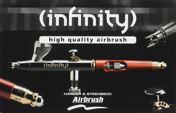 Harder & Steenbeck airbrush INFINITY X CR siphon feed