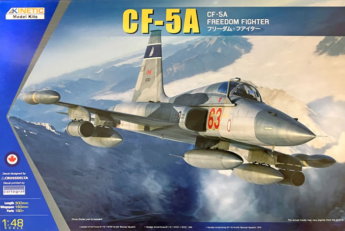 Kinetic Model Kits Item No. K48109 - CF-5A Freedom Fighter in