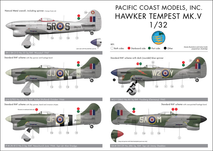 Pacific Coast Models' 1/32 scale Hawker Tempest Mk.V Preview